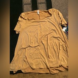 Lularoe top size L. Mustard yellow